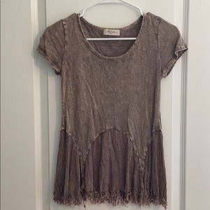 Altar’d state fringe top